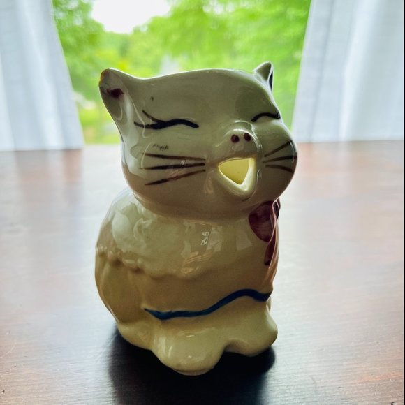 Shawnee Other - Vintage Shawnee Pottery Puss n Boots Creamer Milk Pitcher 1940’s Kitty Cat Shape